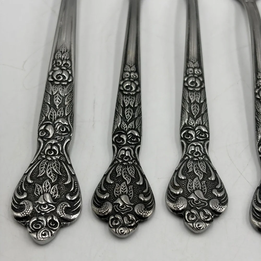 Versailles 7 Salad Lunch Forks 2 Dinner Forks MSI Stainless JAPAN Steel Flatware